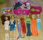 4x Barbie + 1x Ken + 2x Fleur, Ophalen, Gebruikt, Barbie