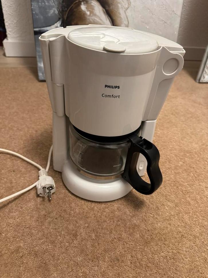 Philips Comfort Koffiezetapparaat, Witgoed en Apparatuur, Koffiezetapparaten, Gebruikt, Gemalen koffie, Koffiemachine, 4 tot 10 kopjes