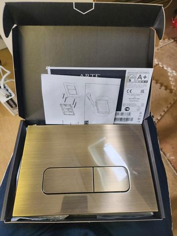 Messing Toilet Drukplaat (Nieuw in doos) – Universeel model beschikbaar voor biedingen