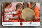 Oranje Leeuwinnen Penning 2017 | Kampioen | Coincard, Postzegels en Munten, Munten | Nederland, Ophalen of Verzenden, Euro's, Losse munt