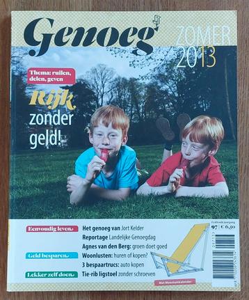 Genoeg tijdschrift. Zomer 2013. beschikbaar voor biedingen