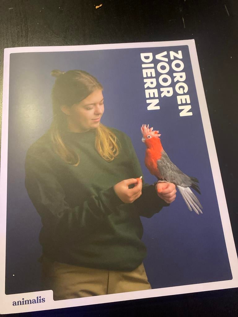 Zorgen voor dieren -  Boek animalis, Boeken, Studieboeken en Cursussen, Ophalen, Beta, Zo goed als nieuw