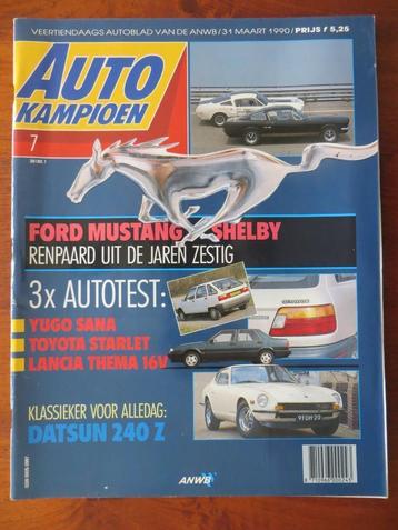 Autokampioen 7 1990 Yugo Sana, Thema, 240Z, Mustang, Starlet beschikbaar voor biedingen