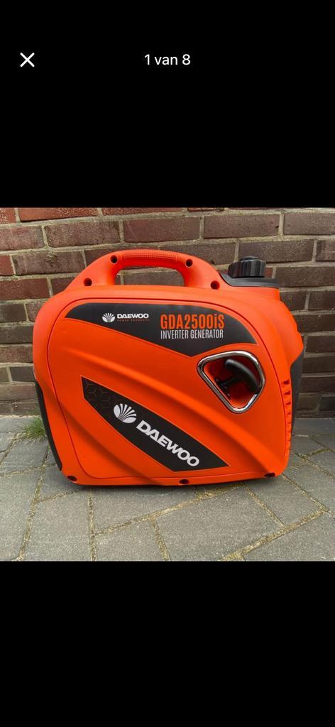 Nieuwe daewoo agregaat, Doe-het-zelf en Verbouw, Aggregaten, Nieuw, Benzine, 5 tot 10 kVA, Geluidgedempt, Ophalen of Verzenden