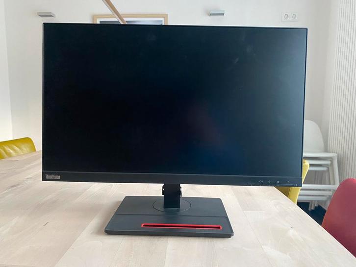Lenovo ThinkVision p24h-20, Computers en Software, Monitoren, Zo goed als nieuw, 60 Hz of minder, DisplayPort, DVI, HDMI, Thunderbolt