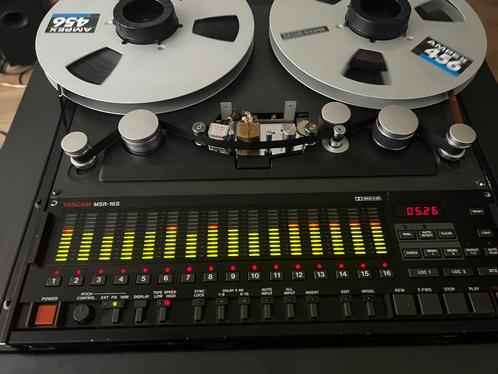2 X Tascam MSR-16 Reel 2 Reel Recorder met RC-416 en meer, Audio, Tv en Foto, Bandrecorders, Bandrecorder, Met banden, Ophalen