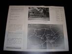 Folder met plattegrond Oranjewoud Friesland Hotel Weener, Gelezen, Ophalen of Verzenden, Landkaart, 1800 tot 2000