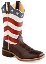 Dames cowboy laarzen western boots echt leder bruin USA vlag, Kleding | Dames, Schoenen, Nieuw, Ophalen of Verzenden, Hoge laarzen