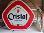 Grote reclame cristal alken dubbelzijdig, Ophalen, Gebruikt, Reclamebord, Plaat of Schild, Overige merken