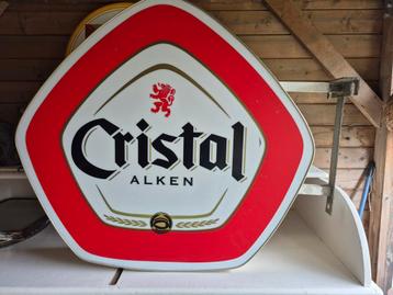 Grote reclame cristal alken dubbelzijdig beschikbaar voor biedingen