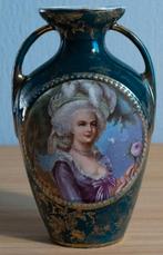 Antieke petrol kleurige vaas, Ophalen of Verzenden