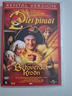 Piet Piraat en de Betoverde Kroon DVD - kinderfilm, Avontuur, Alle leeftijden, Ophalen of Verzenden, Zo goed als nieuw