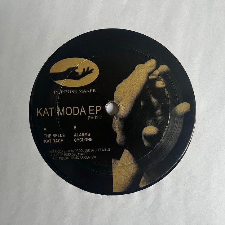 Jeff Mills – Kat Moda EP (Purpose Maker, 1997), Cd's en Dvd's, Vinyl | Dance en House, Gebruikt, Techno of Trance, 12 inch, Ophalen of Verzenden