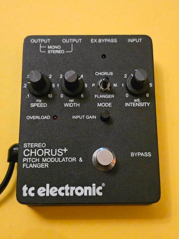 TC Electronic Stereo Chorus + Pitch Modulator & Flanger

 beschikbaar voor biedingen