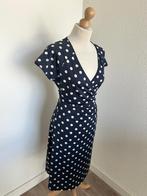 King Louie maat L donkerblauw crossdress jurk polkadot 2308, Kleding | Dames, Jurken, Blauw, Maat 42/44 (L), Ophalen of Verzenden