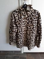 Panterstof blouse/jasje maat M oversized 2 plooien achter, Massimo Dutti., Ophalen of Verzenden, Nieuw, Bruin