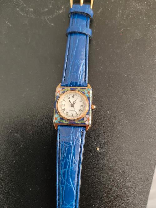 Michaela Frey horloge, Sieraden, Tassen en Uiterlijk, Horloges | Dames, Zo goed als nieuw, Overige merken, Goud, Leer, Ophalen of Verzenden
