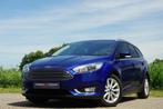 Ford Focus Wagon 1.0 125PK Titanium | Deep Impact Blue | Xen, Gebruikt, Blauw, Handgeschakeld, 3 cilinders