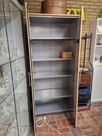 Volledig metalen archiefkast met houtlook | 90 x 47 x 200 cm, Gebruikt, Ophalen of Verzenden, Nvt, Metaal