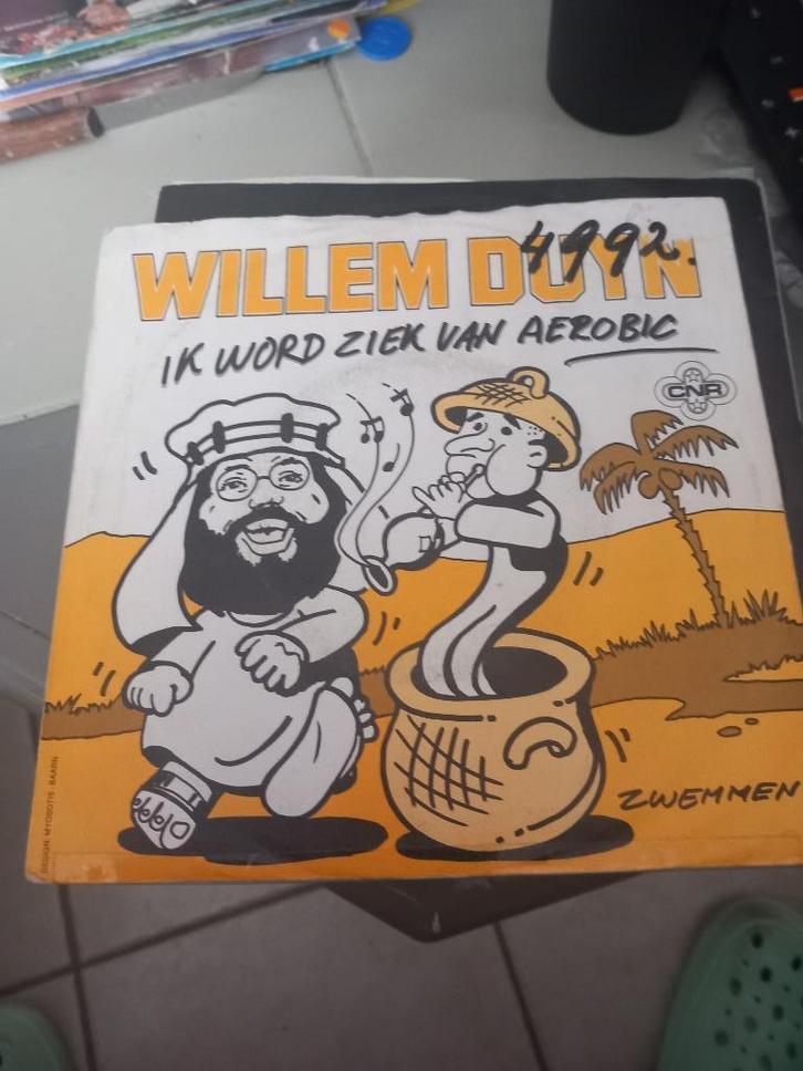 willem duyn ik word ziek van aerobic / zwemmen, Cd's en Dvd's, Vinyl | Nederlandstalig, Gebruikt, Levenslied of Smartlap, Overige formaten