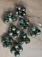Groene glas kerstballen intratuin, Diversen, Kerst, Ophalen, Zo goed als nieuw