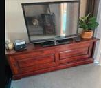 Koloniaal houten tv meubel en 2x salon tafel, Ophalen, Gebruikt, 50 tot 75 cm, 150 tot 200 cm