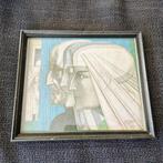 Jan Toorop Litho - Bezonkenheid  meditatie vuur - 1923, Antiek en Kunst, Ophalen