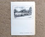Hotel de Kap Warnsveld menu 1972 oude menukaart, Ophalen of Verzenden, Gelezen, Folder