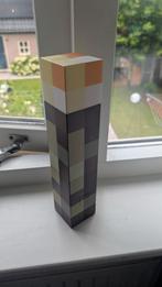 Minecraft lamp 4 kleuren, Kunststof, Zo goed als nieuw, Minder dan 50 cm, Minecraft