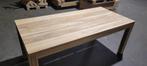 Teak tuintafel 90 x 190cm - Robuust Showmodel - Afhalen, Ophalen, Zo goed als nieuw, Rechthoekig, Teakhout