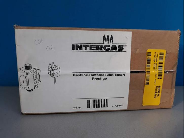 Gasblok (vervangingset) Intergas Smart Prestige Art.nr074987, Doe-het-zelf en Verbouw, Verwarming en Radiatoren, Nieuw, Cv-ketel of Combi-ketel
