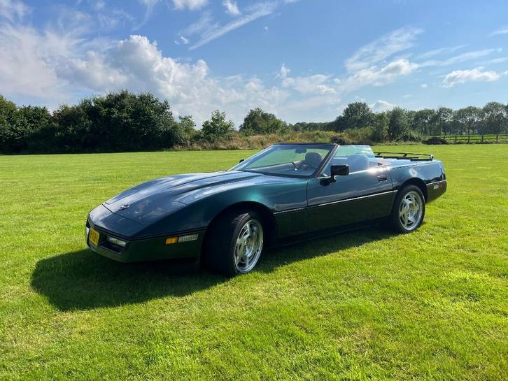 Chevrolet Corvette 5.7 Convertible AUT U9 1992 Groen, Auto's, Chevrolet, Particulier, Corvette, Airconditioning, Alarm, Boordcomputer
