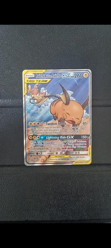 Raichu & Alolan Raichu GX 221 beschikbaar voor biedingen
