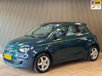 Fiat 500e La Prima 42 kWh PANO PARKEERSENSOREN LANE ASSIST A, Auto's, Fiat, Automaat, Gebruikt, Met garantie (alle), Blauw