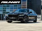 BMW 7-serie 745e High Executive |HUD |TV schermen |360, Auto's, BMW, Automaat, Achterwielaandrijving, Gebruikt, Zwart