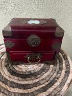 Chinees jade sieraden juwelen kist kastje doos chinese, Ophalen of Verzenden