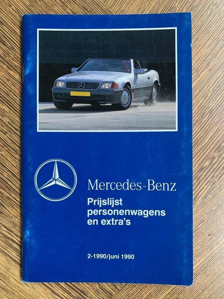 Prijslijst Mercedes-Benz personenwagens juni 1990 nieuw!, Boeken, Auto's | Folders en Tijdschriften, Nieuw, Mercedes, Ophalen of Verzenden