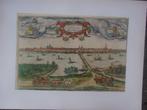 Kampen "Icon civitatis Campensis". Aanzicht Braun & Hogenber, Antiek en Kunst, Kunst | Etsen en Gravures, Ophalen of Verzenden