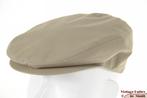 Vintage Platte zomerpet groenig beige lichtgewicht 54,5 = XS, Kleding | Heren, Hoeden en Petten, Ophalen of Verzenden, Zo goed als nieuw