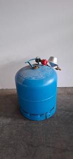 Gasfles 907 campinggas met reduceerventiel, Ophalen, Zo goed als nieuw