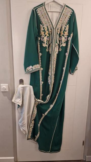 Groene Kaftan - Eenmaal Gedragen! beschikbaar voor biedingen