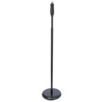 Rechte microfoon standaard op ronde voet Zwart, Muziek en Instrumenten, Standaards, ., Nieuw, Ophalen of Verzenden, .