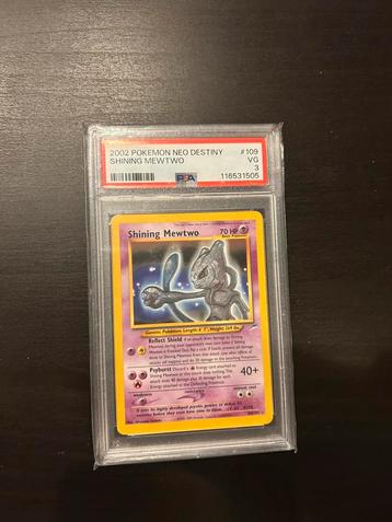 Pokemon - Shining Mewtwo PSA3 beschikbaar voor biedingen
