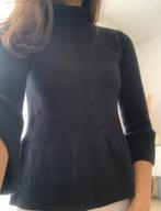 100% wol coltrui turtleneck split zwart driekwart mouw, Zwart, & Other Stories, Ophalen of Verzenden, Zo goed als nieuw