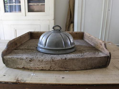 Grote antiek Frans hakblok - snijbak - Decoratie, Antiek en Kunst, Antiek | Woonaccessoires, Ophalen