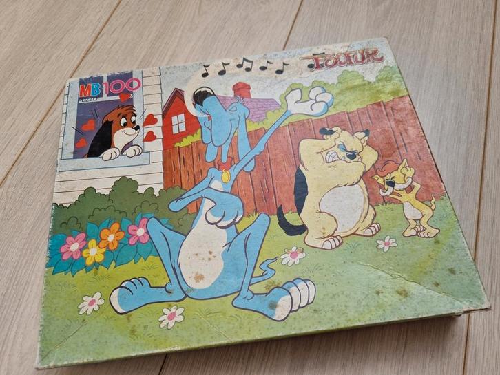 1987 foofur puzzle puzzel retro vintage 80s mb eighties, Verzamelen, Film en Tv, Zo goed als nieuw, Ophalen of Verzenden