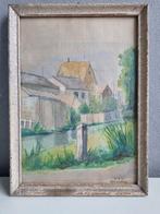 Schilderij Ben Hevtze, 1950, 30x22cm, Ophalen of Verzenden