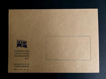 Bruine KLM envelop 30 jaar KLM (K916)  beschikbaar voor biedingen