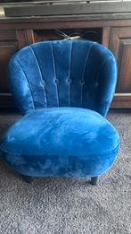Blauw fonq model Ruby stoel, Ophalen, 75 tot 100 cm, Zo goed als nieuw, Stof