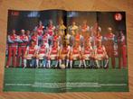 Oude poster Ajax (1985) met o.a. Van Basten, Verzamelen, Ophalen of Verzenden, Zo goed als nieuw, Ajax, Poster, Plaatje of Sticker